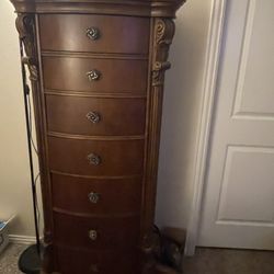 3 Piece Bedroom Set With King Size Bed Frame $400 OBO