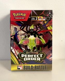 Pokémon TCG: Mega Evolution-Perfect Order Build & Battle Box