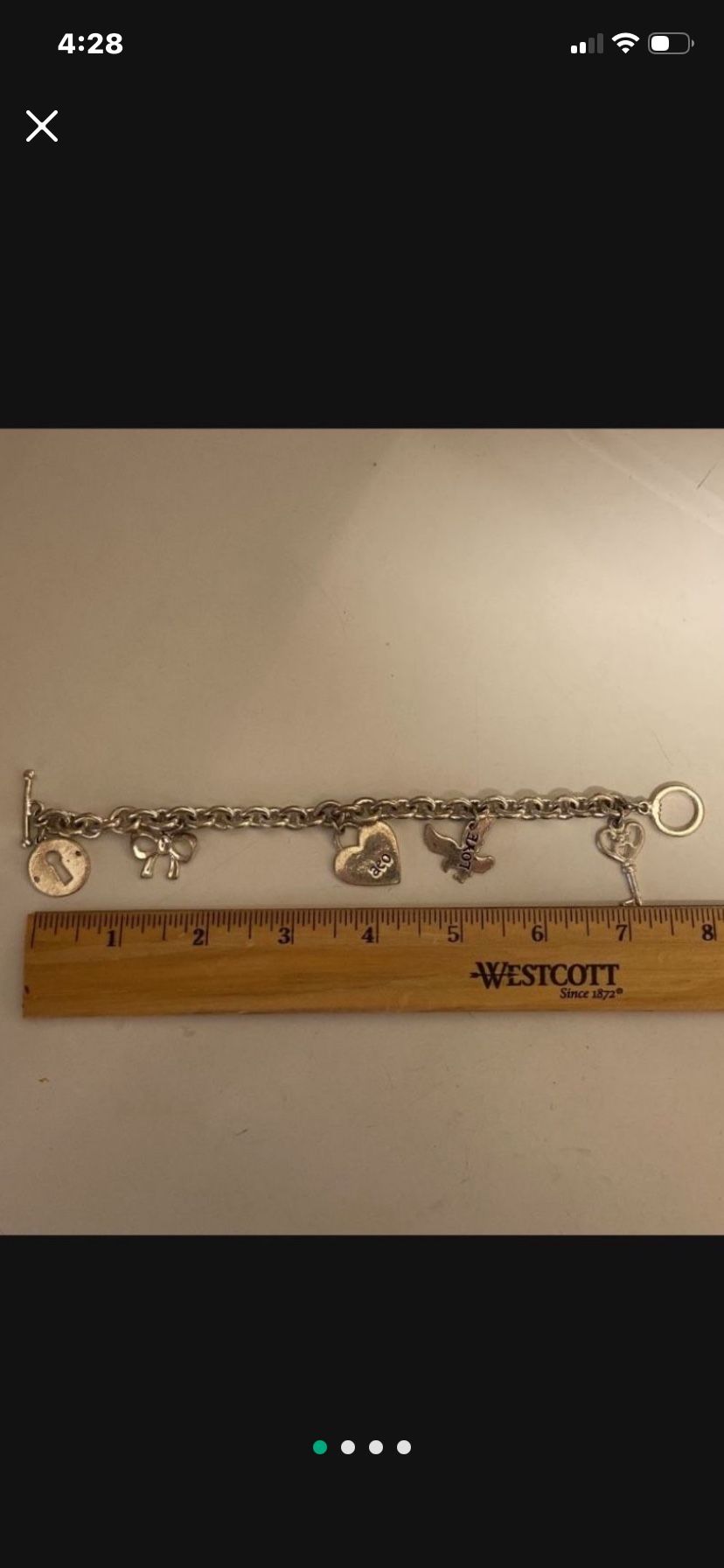 7" American Eagle Outfitters Silver Colored Bracelet