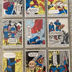 1966 Donruss Marvel Comic Cards