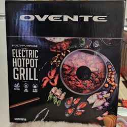 Ovente Electric Hot Pot Grill
