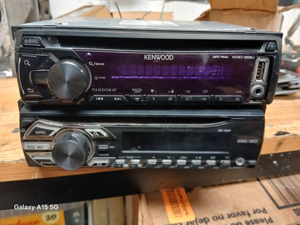 Kenwood Y Pioneer Car Stereo