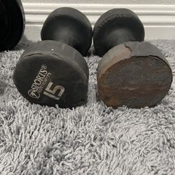 Dumbbells 15 Pounds 