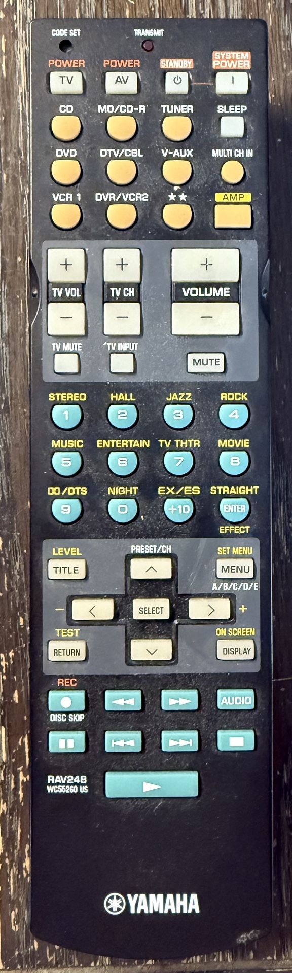 Yamaha Remote No Cover!