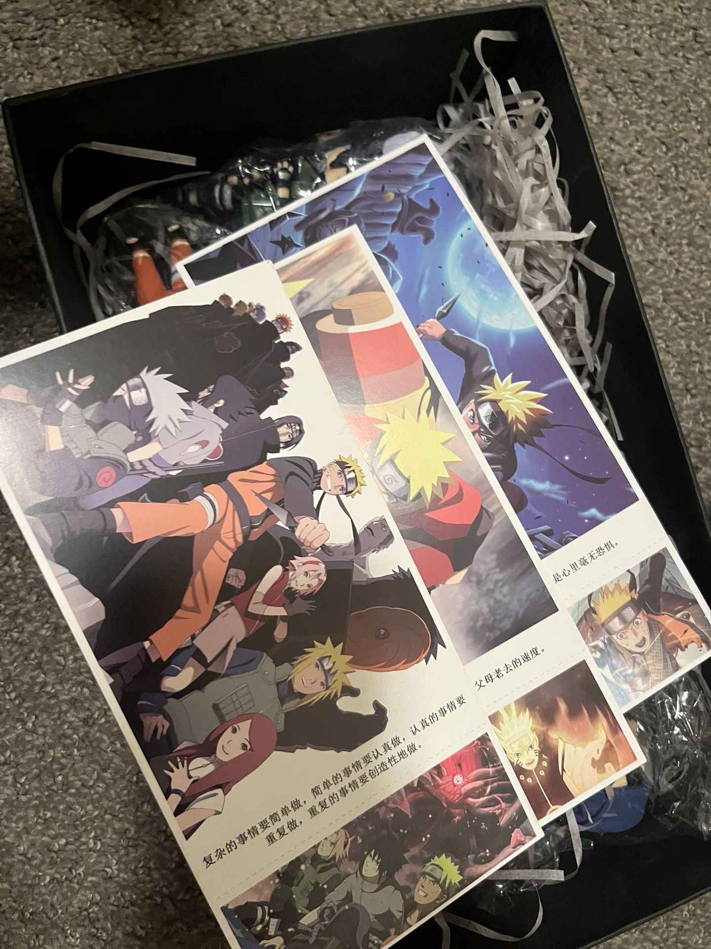 Naruto Collectibles Set With Postcards