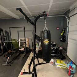 80 Lbs Heavy Bag W Stand