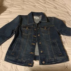 Big Kids Jean Jacket Brand New Never Worn Size S(4-6) 