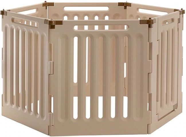 Richell 6-Panel Convertible Indoor/Outdoor Playpen for Dogs & Cats