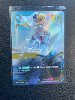 Lux - Crownguard SP6/006 Showcase Vendetta Riftbound Foil NM