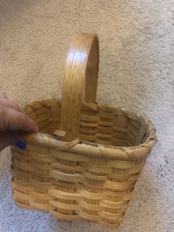 Handmade Wooden Basket