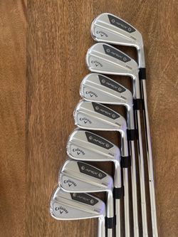 Callaway Apex Pro '24 Iron Set 4-pw Forged Stiff flex. Brand New