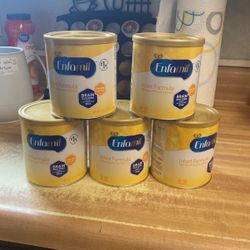 5 12.5 OZ Enfamil Formula Containers