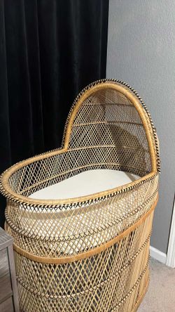 Vintage Bassinet with New Mattress