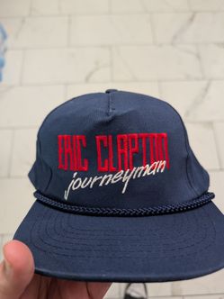 Vintage 1989 Eric Clapton Journeyman Tour Snapback Hat