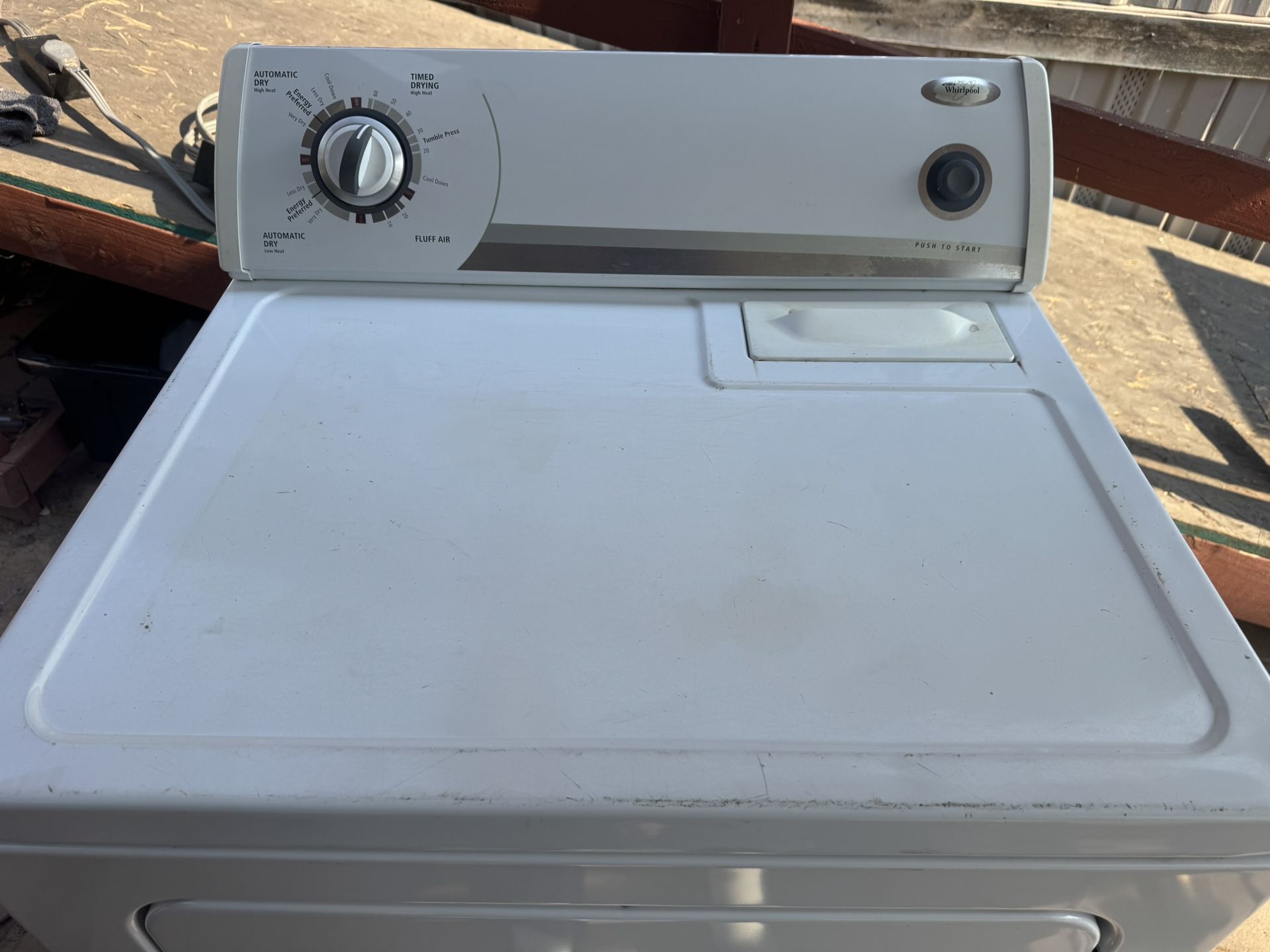 Dryer WP Electric White