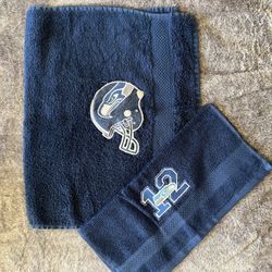 Seahawks Bath Hand Towel Set