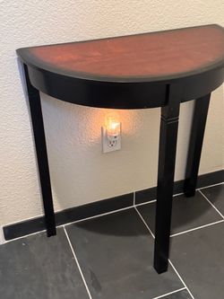 Wall table.
