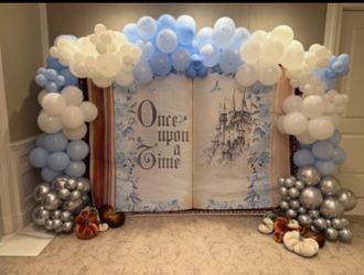 Fairy backdrop Once Upon a Time 8 x 7 ft