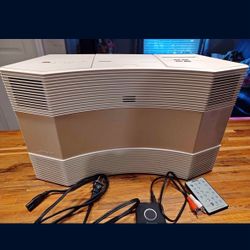 Vintage Bose wave hifi CD player / am/fm aux/ bluetooth/remote cool GOLD