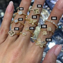 14K Natural Diamonds Ring 