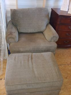 Chair and ottoman