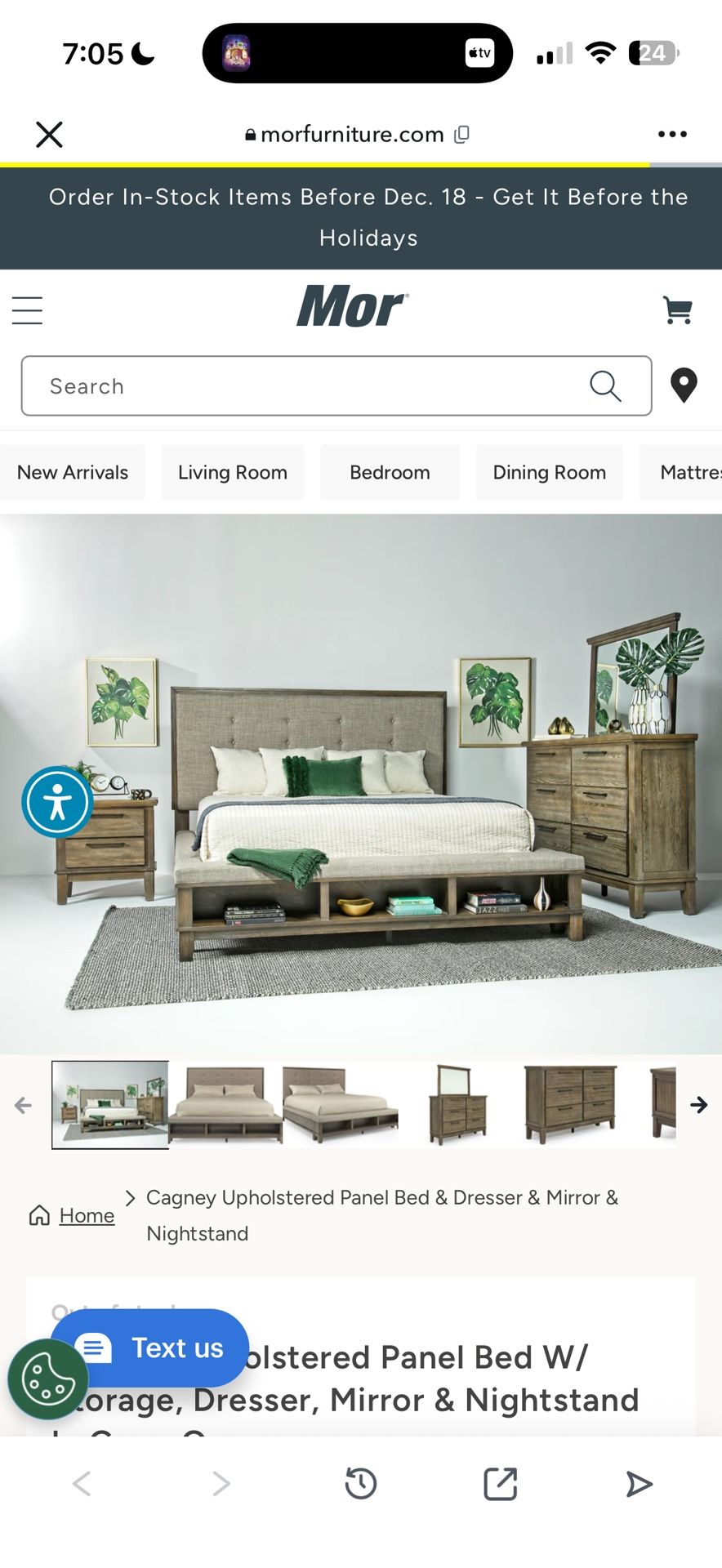 California King Bed Set