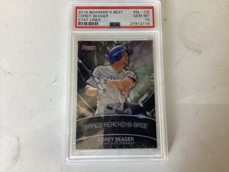 dodgers corey seager graded RC and ryan pepiot rookie auto
