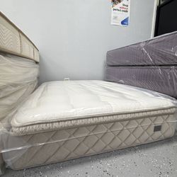 🔥 Queen Chattam & Wells Versailles 15.5” Euro Top – Retail $4,199 – DEAL 🔥