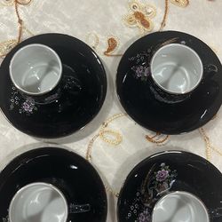 Vintage 4 Pcs Tea Cup 