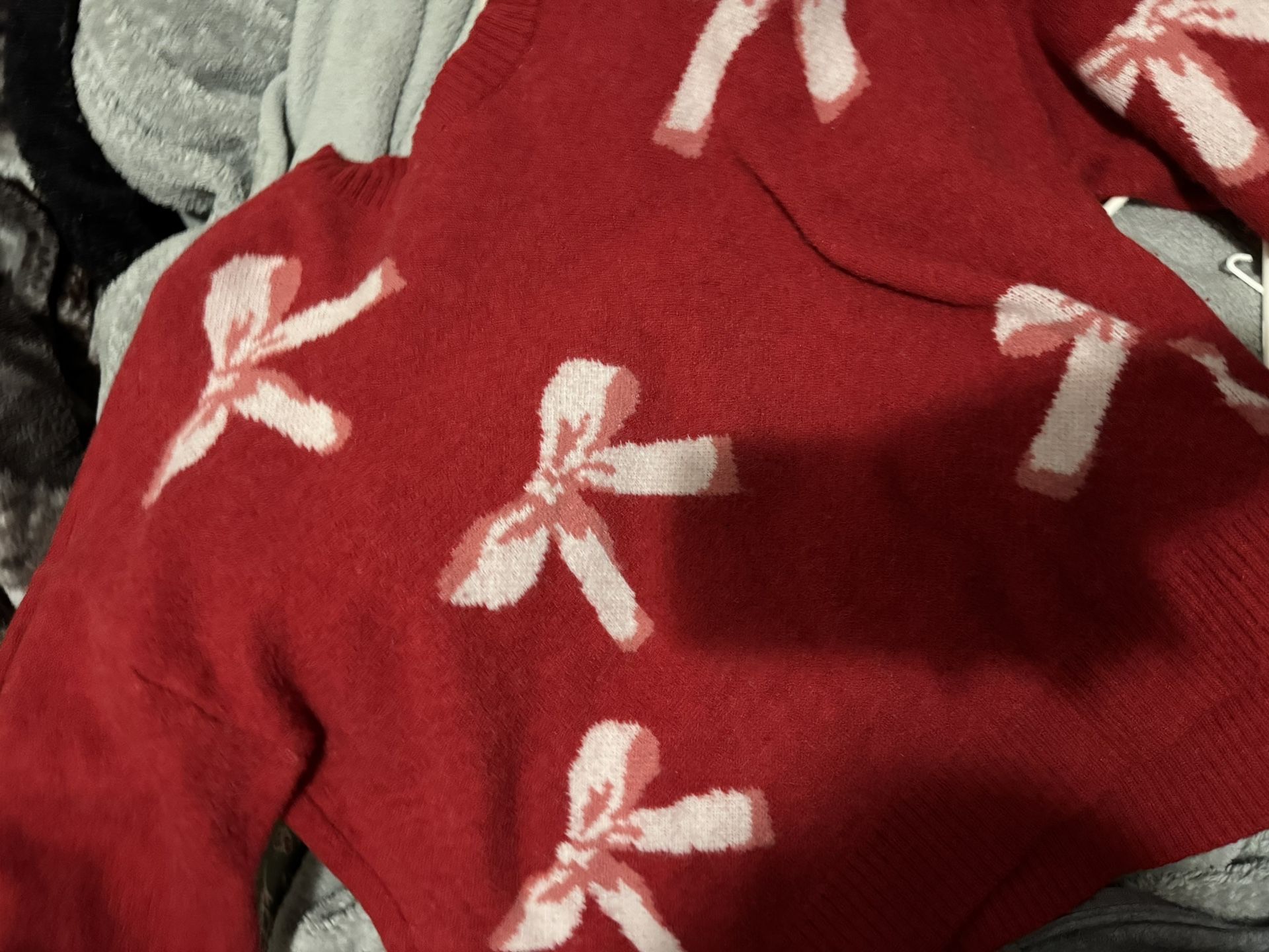 Oversized Bow Knitted Sweater