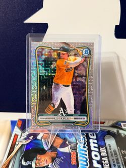 Nick Kurtz Bowman Chrome Mojo Refractor Baseball Card