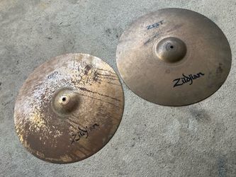 Ride cymbals, Zildjian rock zbt 20”. 2 available $50each. Drum