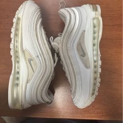 Nike Air Max 97 Triple White Wolf Grey Men’s Size 8
