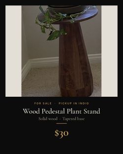 End table wood