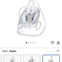 39 - Ingenuity SimpleComfort Compact Soothing Swing And Rocker Raylan