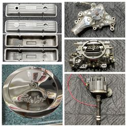 Edelbrock Dress Up Kit Small Block Check 