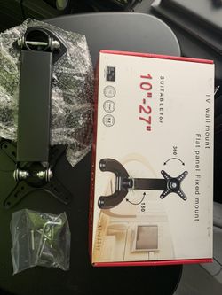 TV wall mount Flat panel Fixed mount 10"-27"