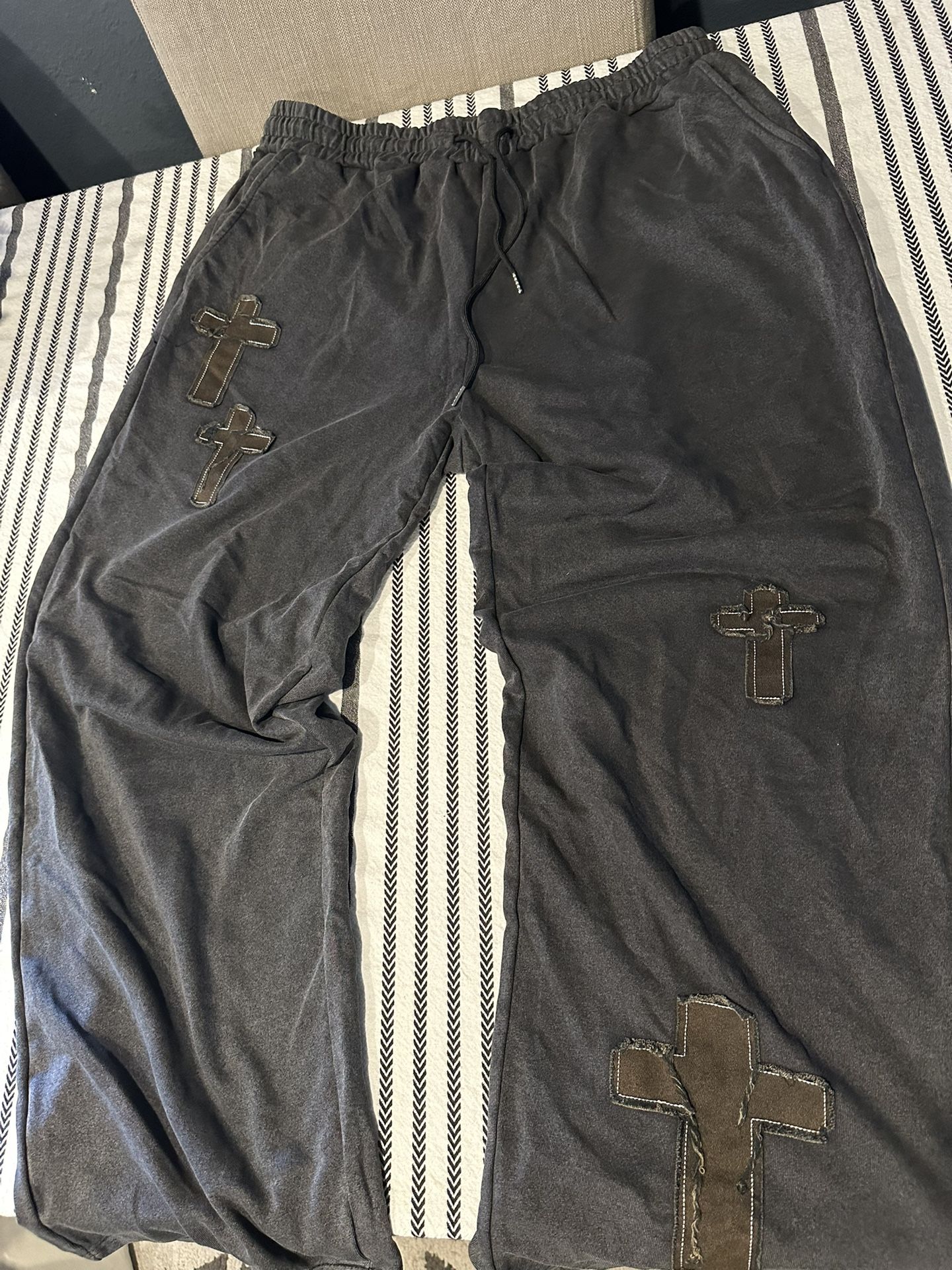 Y2K cross joggers (shein)