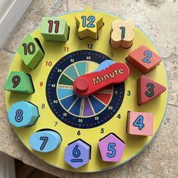 Montessori Wooden Educational Clock