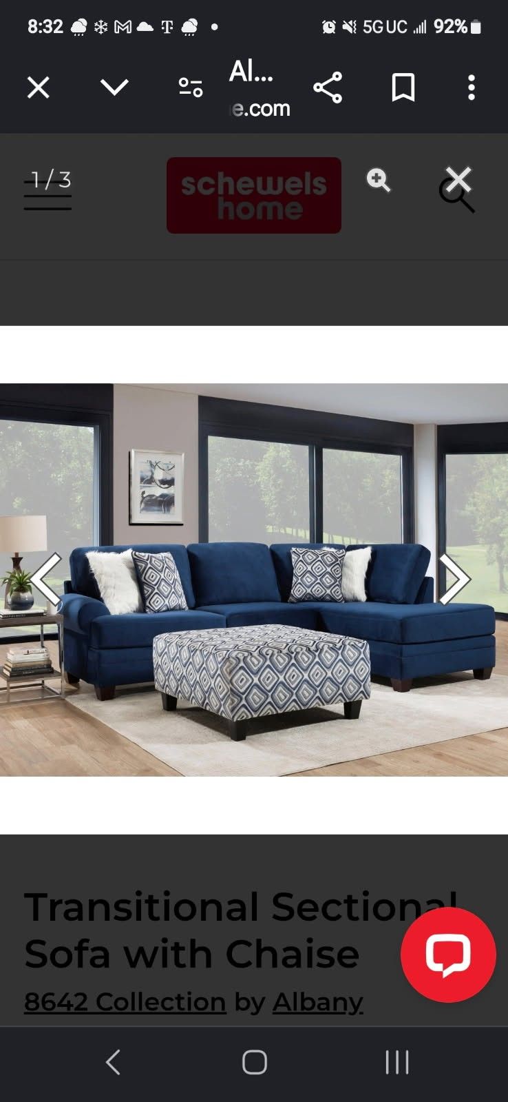 Like New Couch, OTTOMAN NOT INCLUDED 