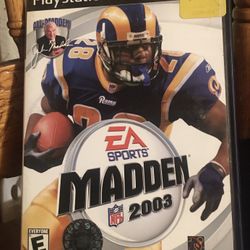 Madden 2003 Ps2