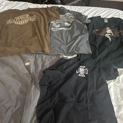 Harley-Davidson vintage shirts.