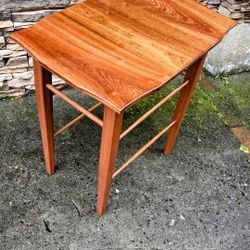 Exquisite 100% African Mahogany Construction  Mid Century Modern Table