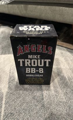 Angels Mike Trout Starwars Bobble Head W/ BB8