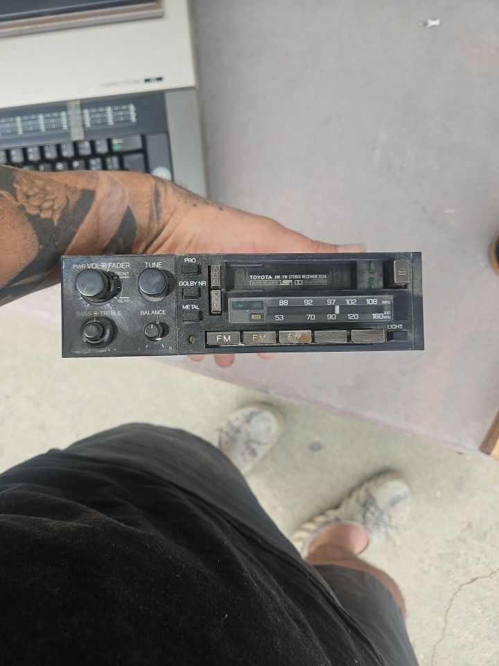1982 Toyota Corolla Car Stereo Component.