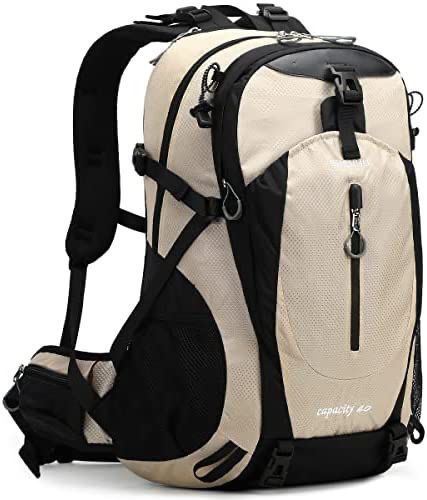 Hiking Backpack 40L Waterproof- beige - brand New