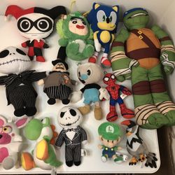 Plushies $10 Each 