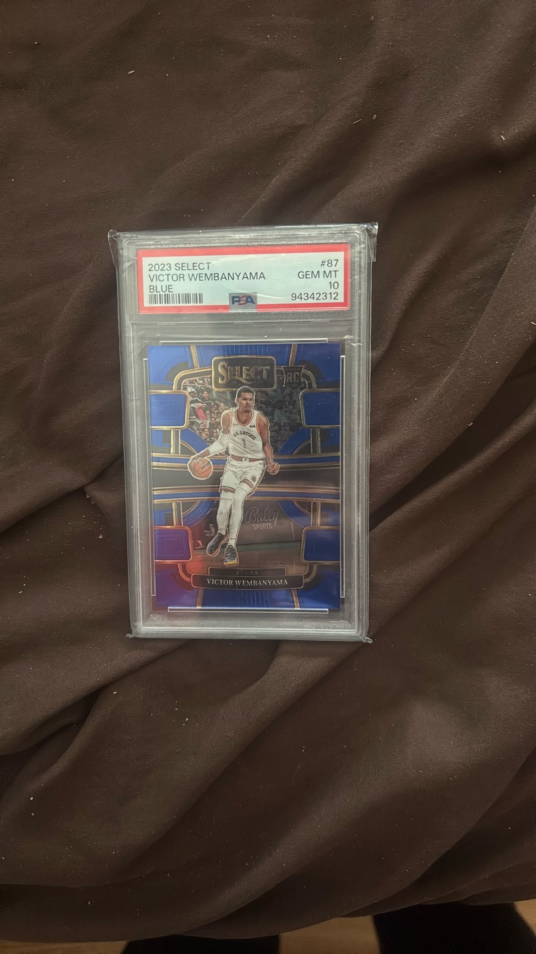 2023 Select Victor Wembanyama Blue Rookie Psa 10!