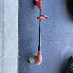 Craftsman Weed Whacker 18v Battery Powered With Charger And Two Batteries