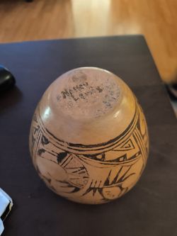 LEWIS HOPI CERAMIC POT..